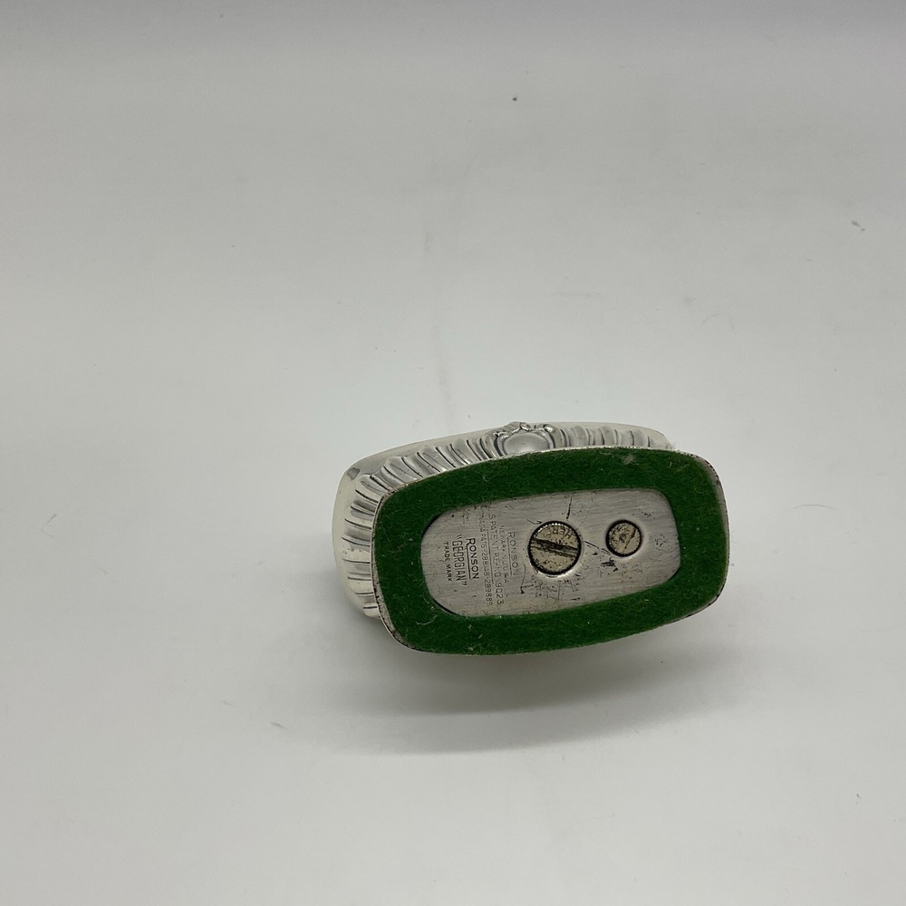 Ronson "Georgian" Vintage Table Top Silver Plated Lighter