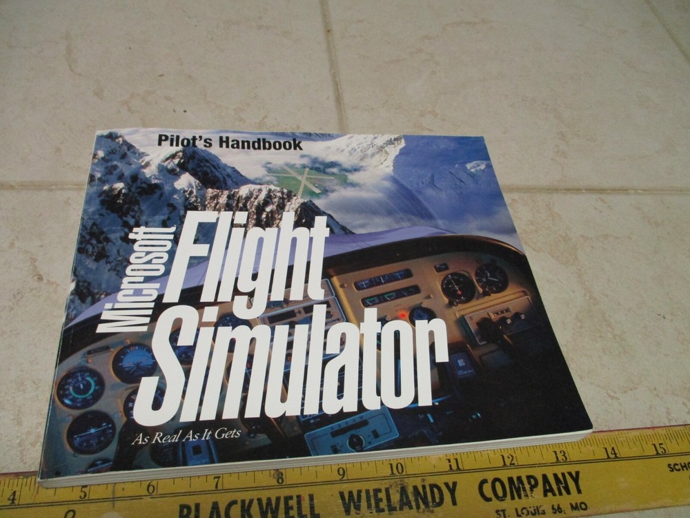 VTG Microsoft Flight Simulator Pilots Handbook Version 5.0 Dos Book only