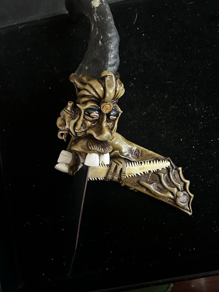 VTG Evil Goblin / Troll/shaman - Dagger / Knife with Sheath