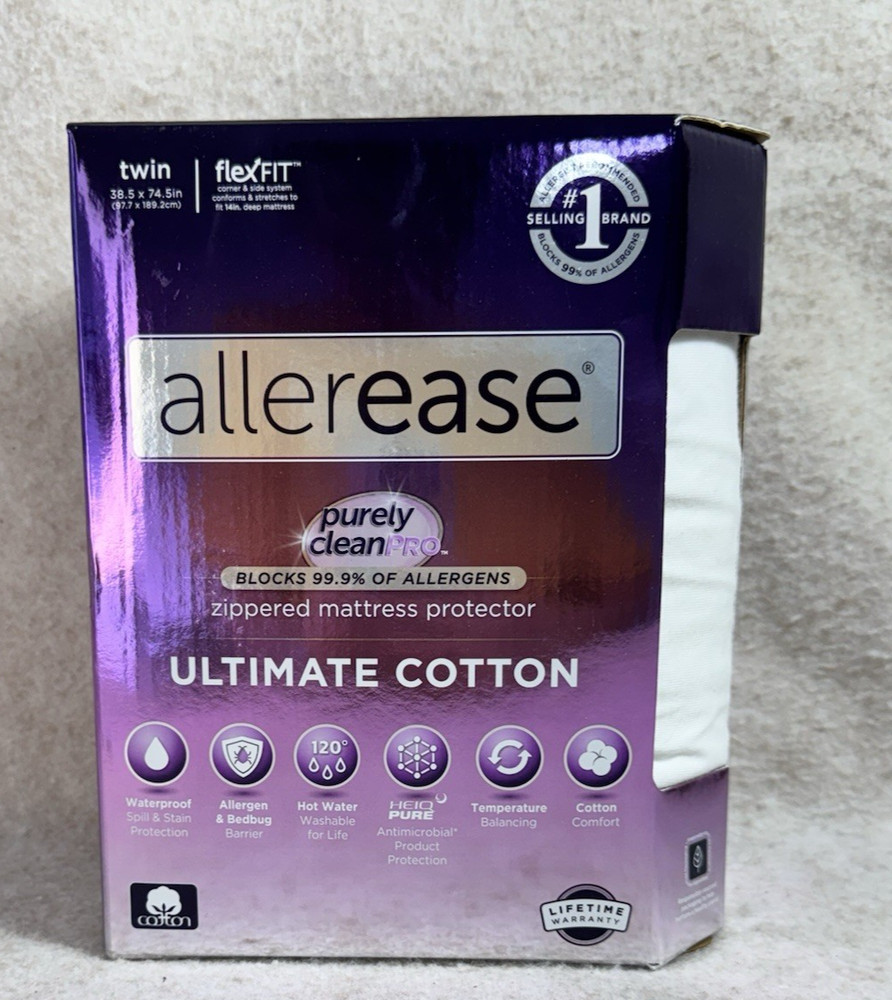 Mattress Protector Twin Size Allerease