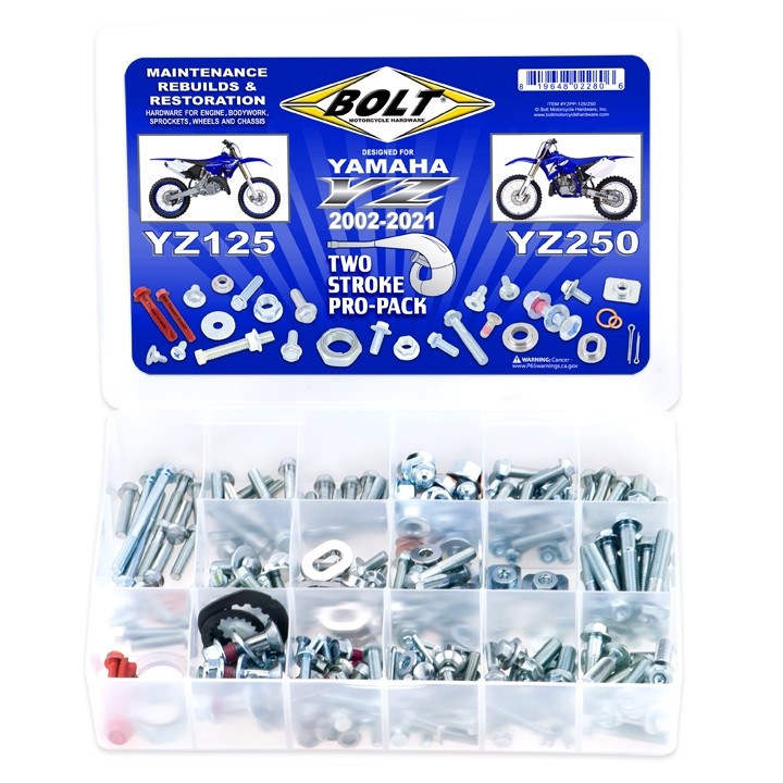 Bolt MC Hardware YZPP-125/250 Model Specific Pro-Pack