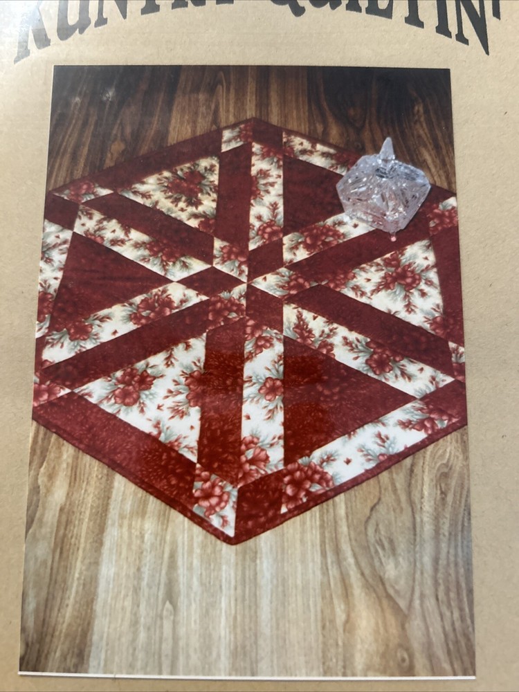 Wagon Wheels Tablemat Pattern #974 Kuntry Quiltin New