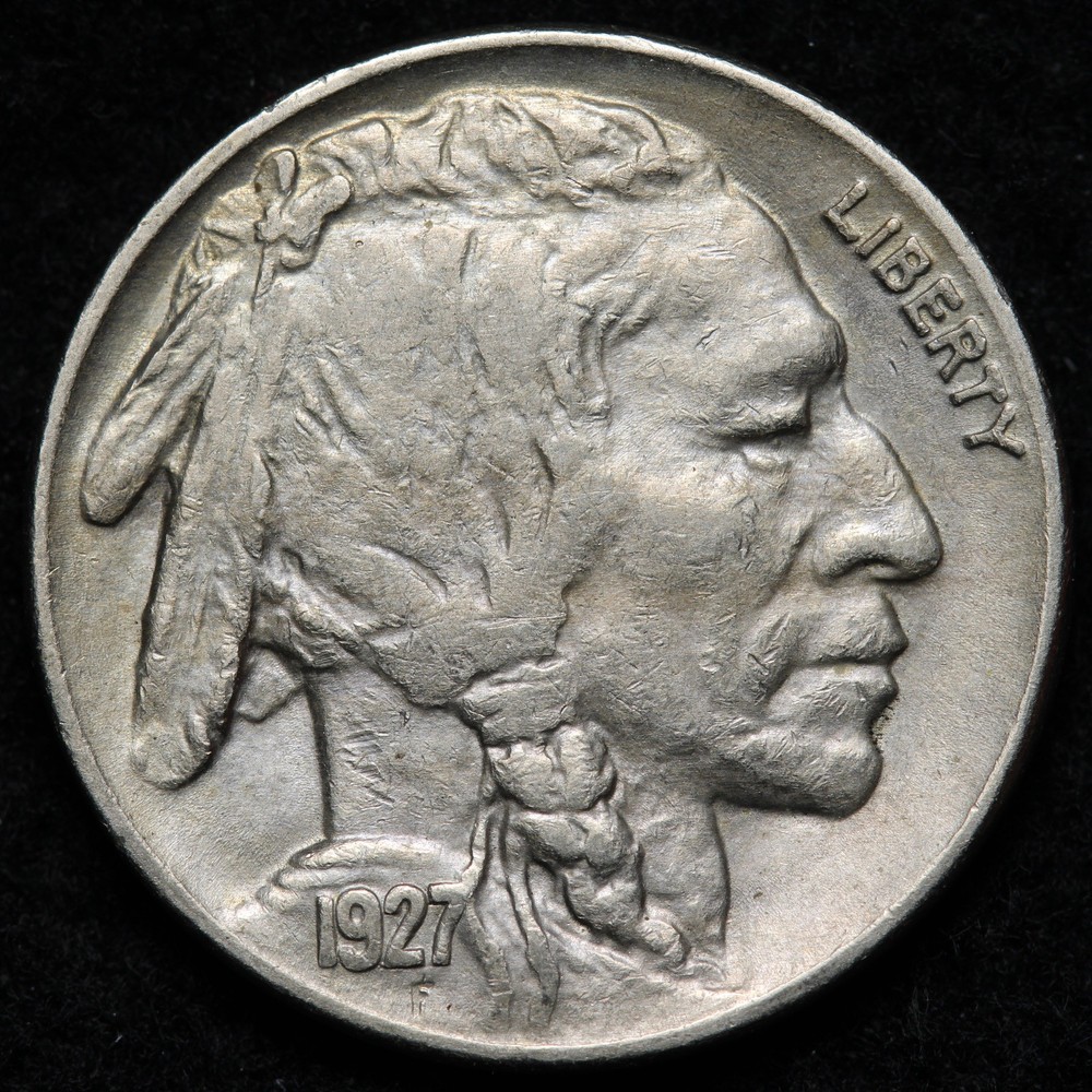 1927 Buffalo Nickel AU E206 WIACA