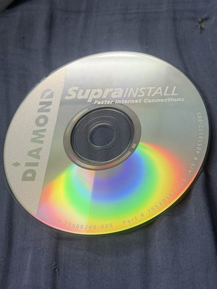 Diamond Supra Install Disc