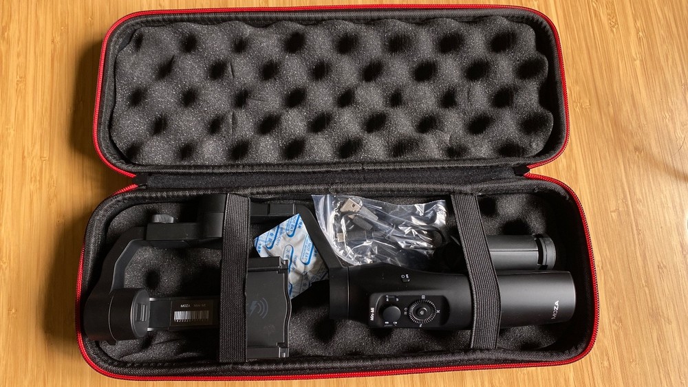 Moza Mini-MI Smartphone Gimbal – Open Box, Unused – Wireless Charging – Complete
