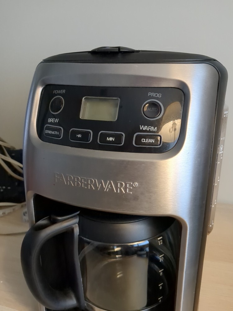 Farberware Digital Coffee Maker 12 Cups Tested And Working 510588