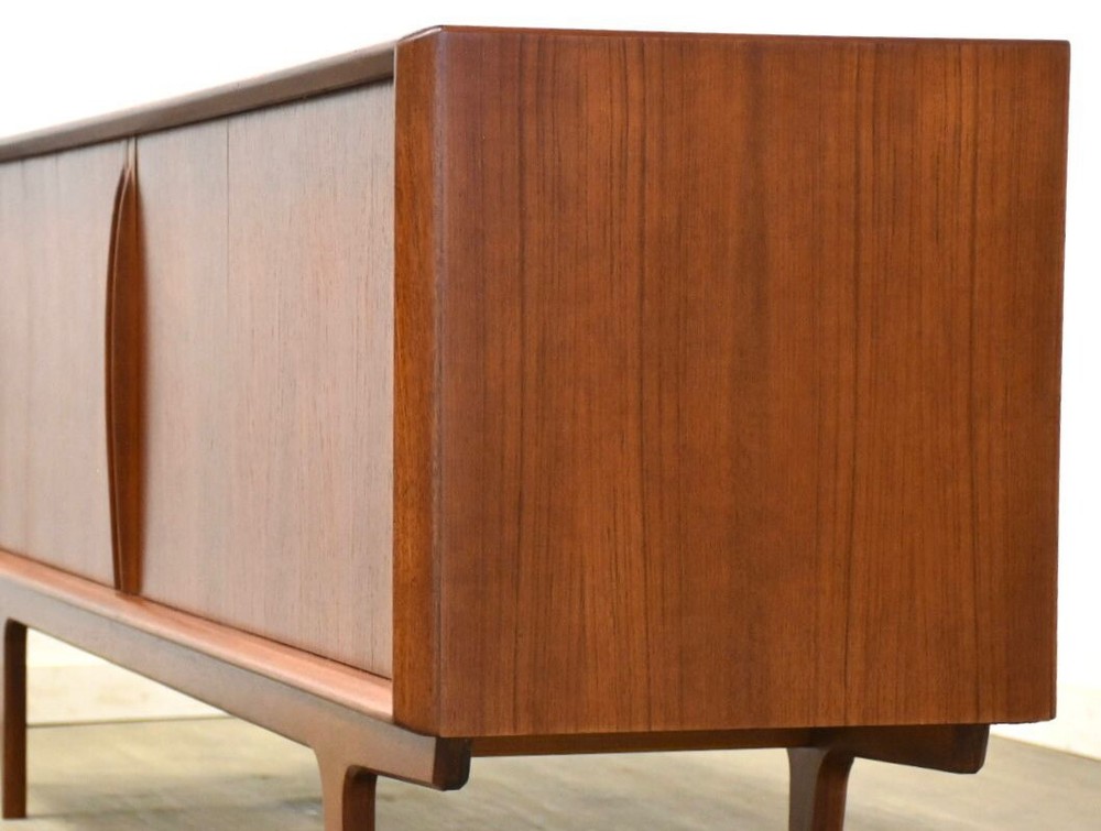 82” Refinished Bernhard Pedersen Teak Sideboard Credenza