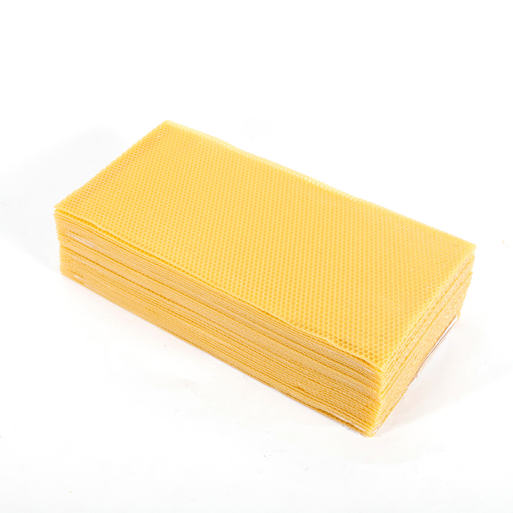 30pc Honeycomb Sheets Bee Wax Foundation Beehive Frames for Beekeeping Brood Box