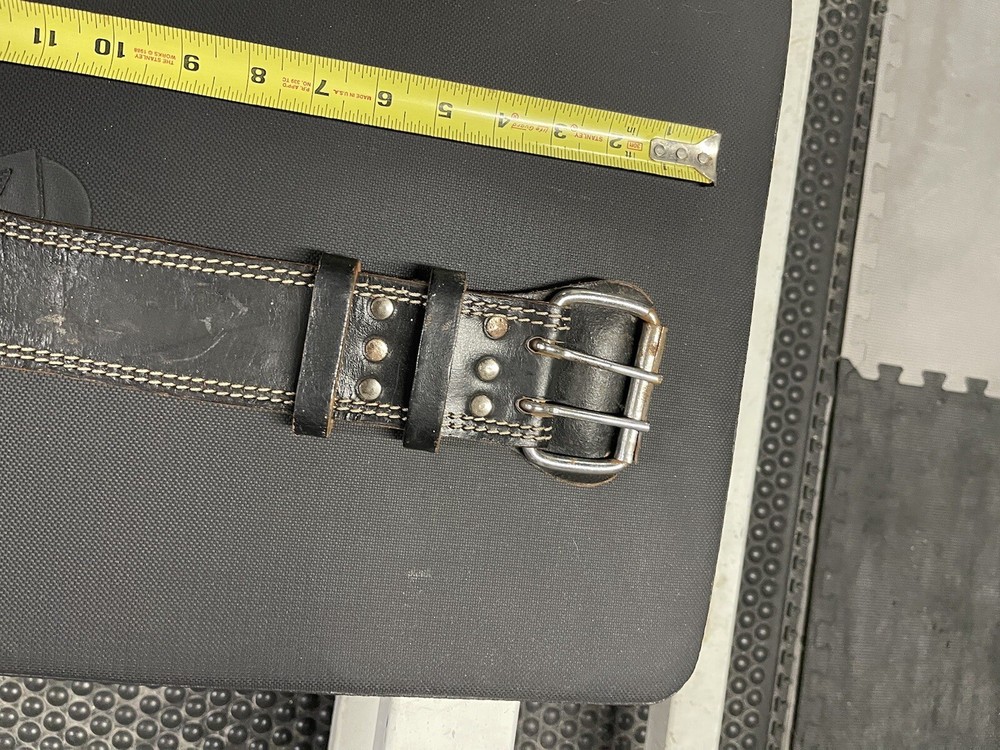 Pro Performance 4" Padded Leather Weight Lifting Belt Tapered