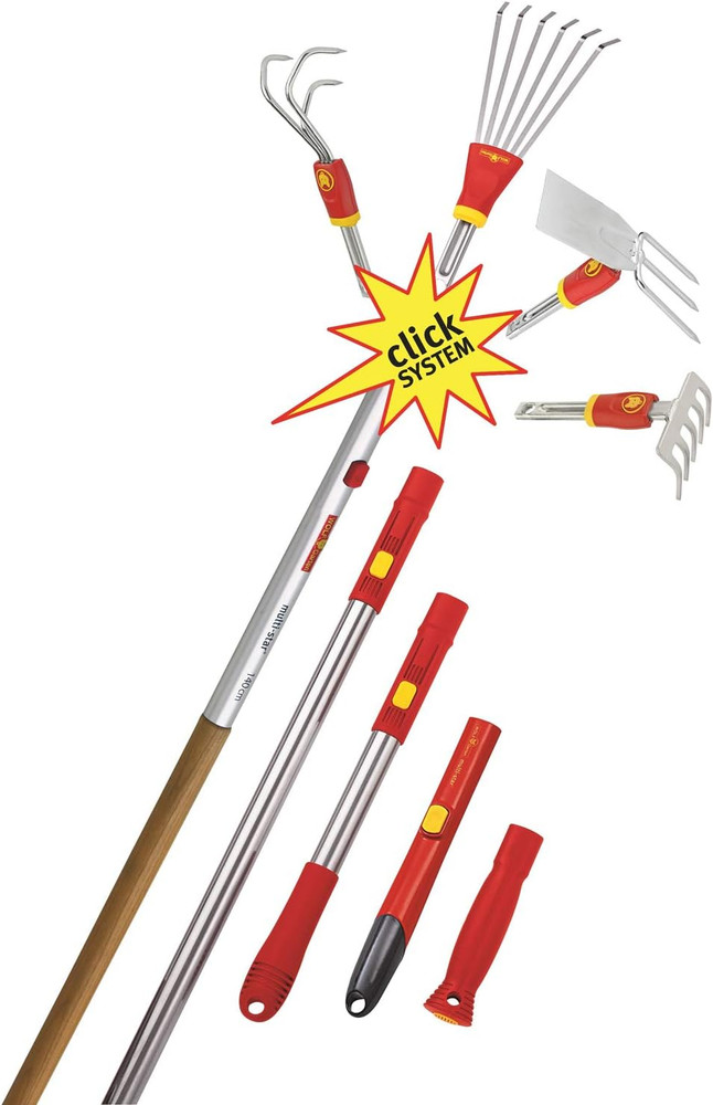 Wolf-Garten RFM15 Multi-Change Push/Pull Weeder Cultivation Tool Head, Red, 15 C