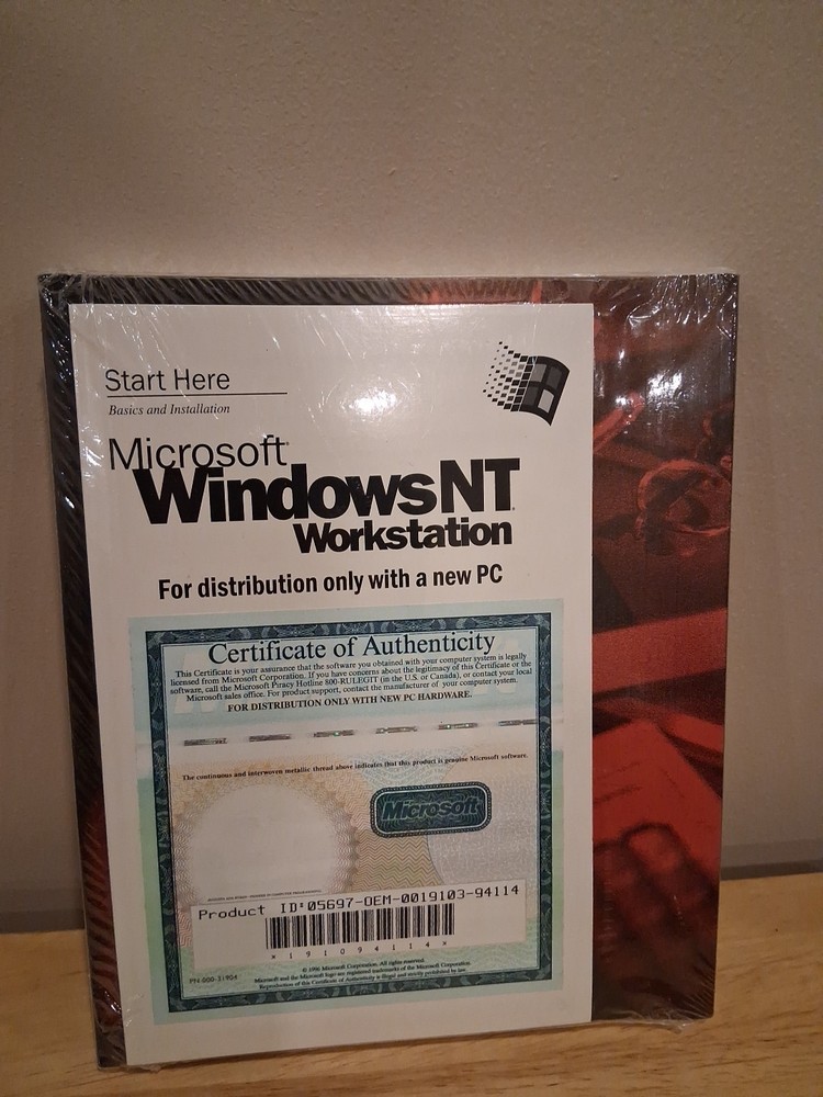 NEW Introducing Microsoft Windows NT Workstation With Compaq 4000/6000 Ref.Guide