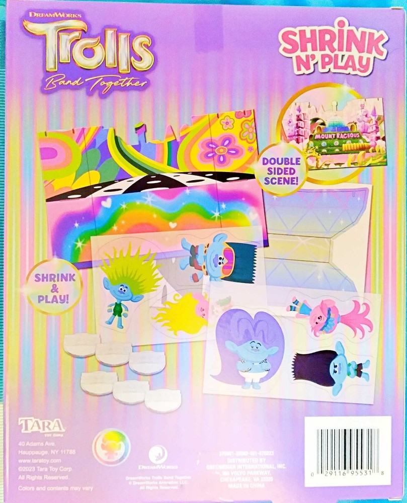DREAMWORKS TROLLS - Shrink And Play Craft Activity Playset