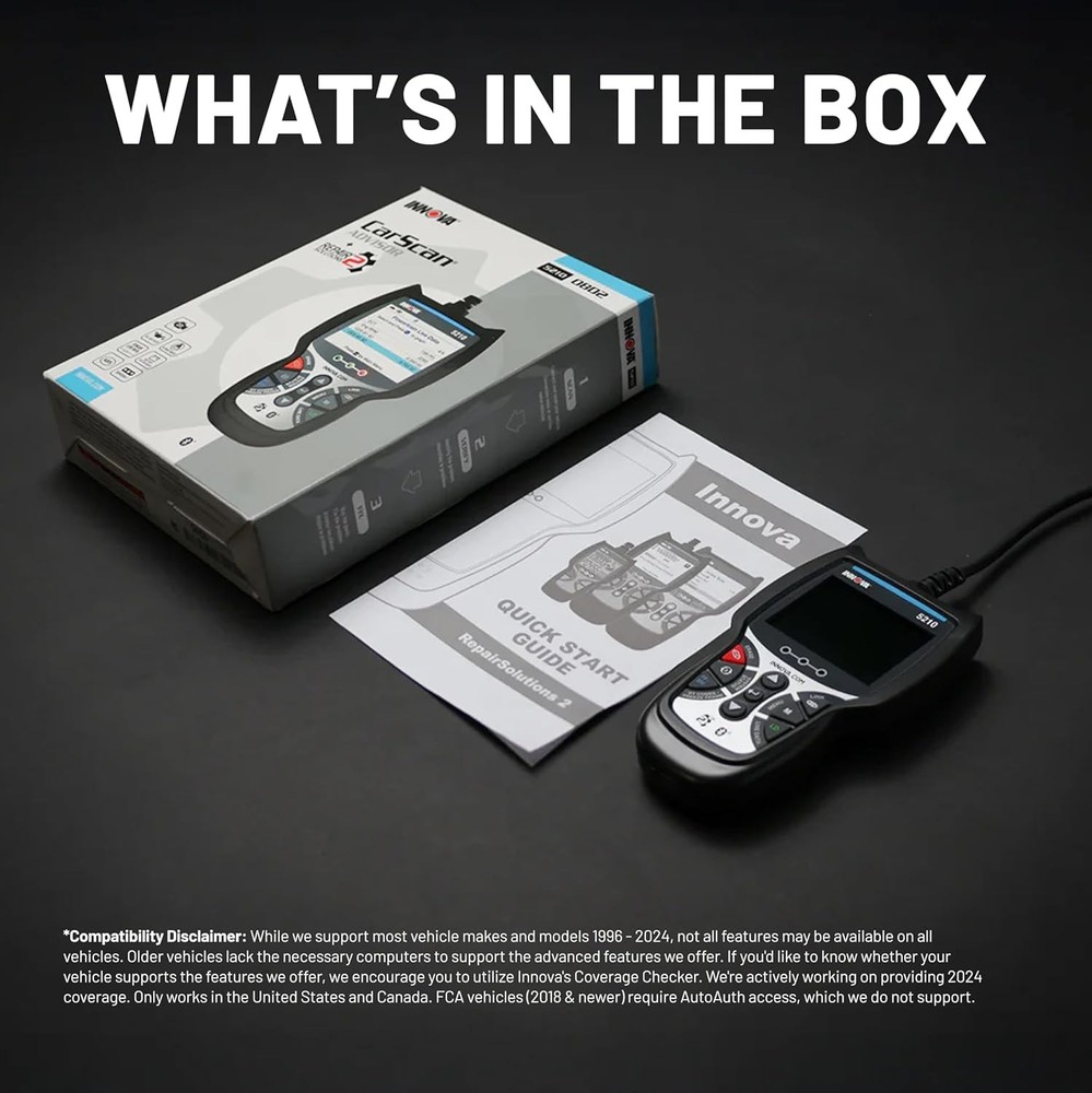 5210 OBD2 Scanner & Engine Code Reader, Battery Tester, Live Data, Oil Reset, Ca