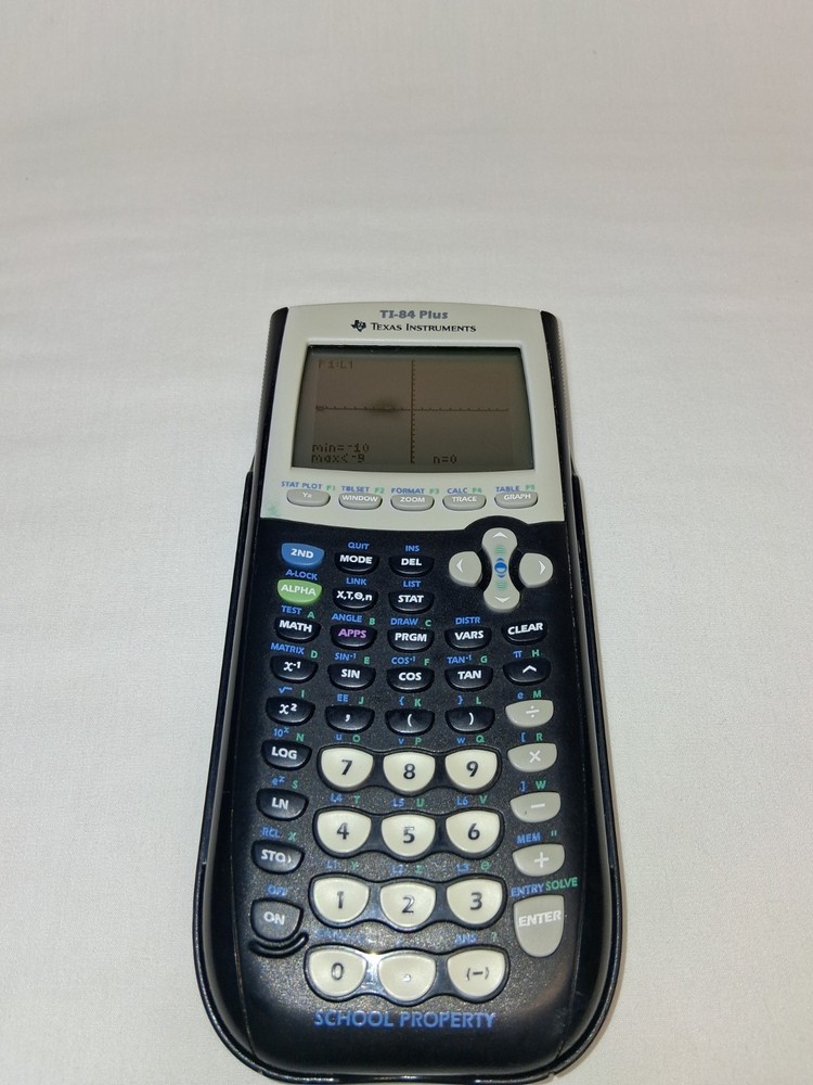 TI-84 Plus Graphing Calculator – Works – Small Screen Burn