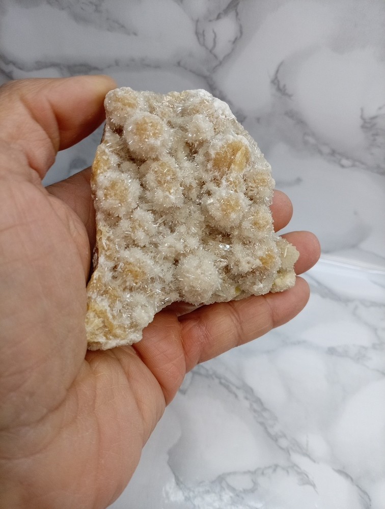 Mineral~Celestine origin mine muculufa Sicily cm 9x8