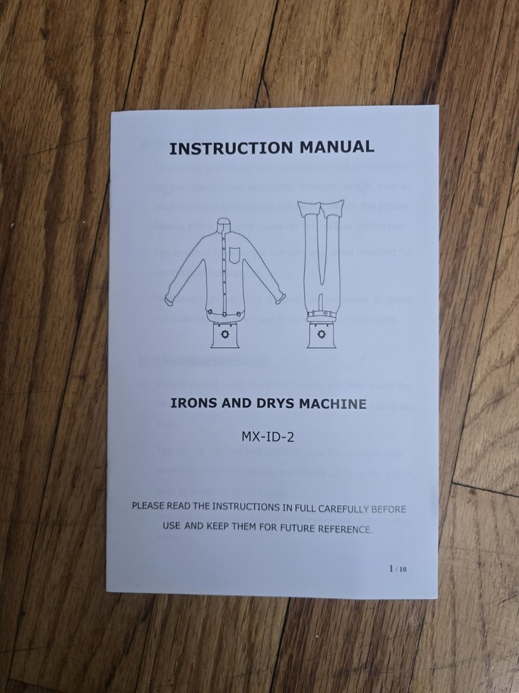 IronMax Iron Dryer Clothes Irons, White