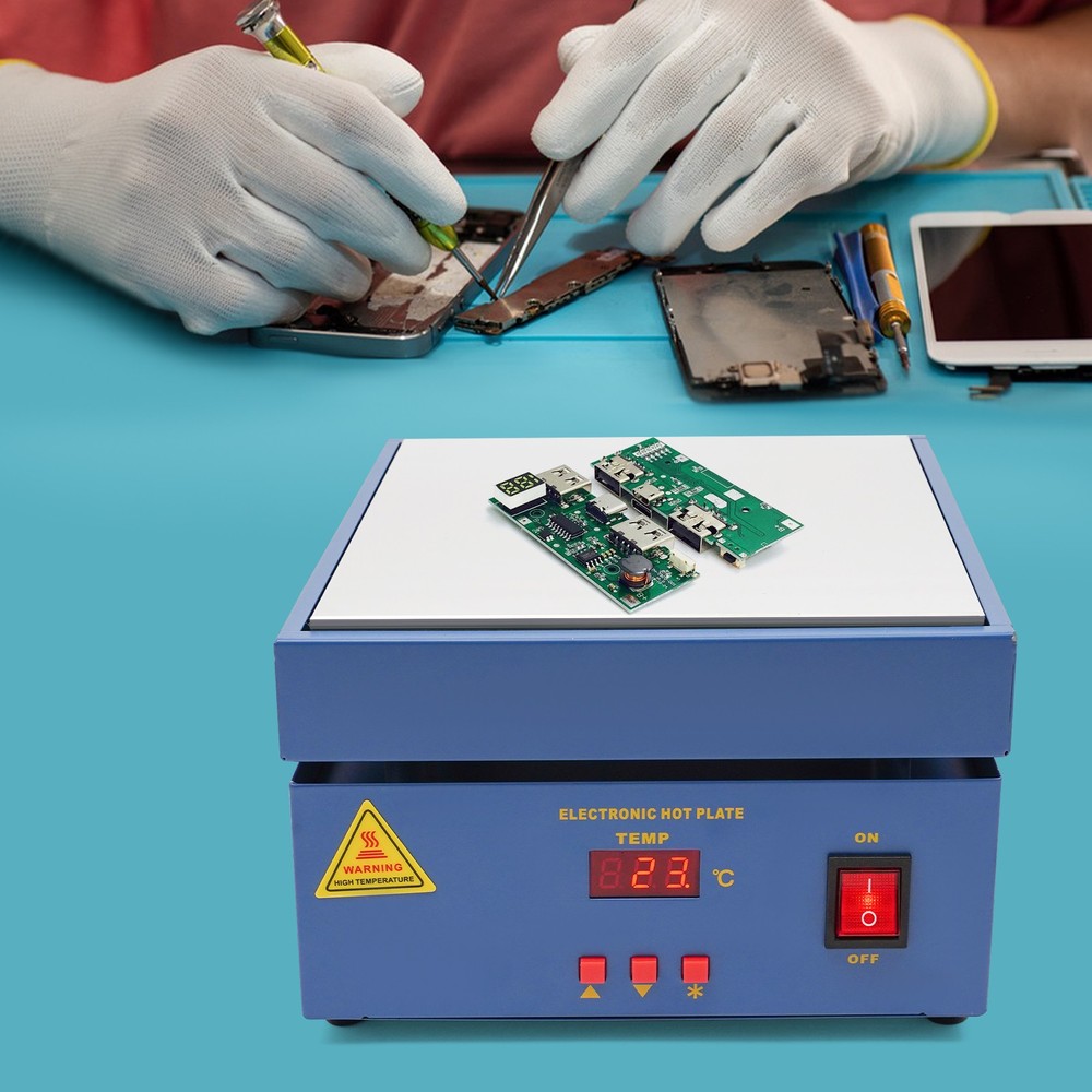 High-Performance Electronic Hot Plate with Precise Temperature Control