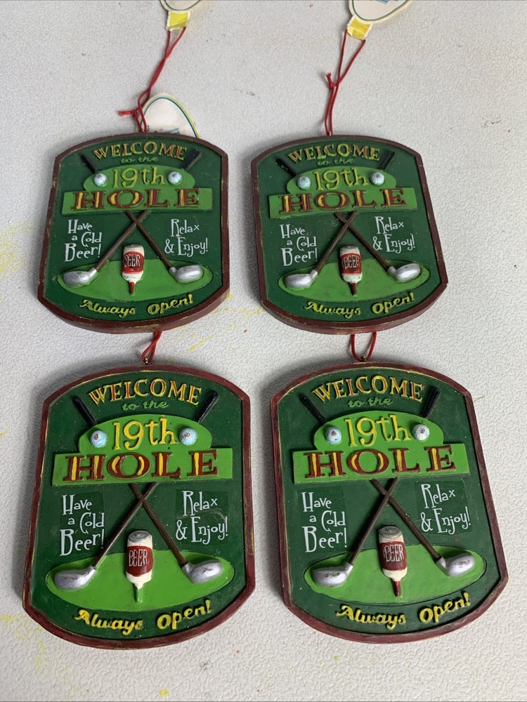 19th Hole Ornaments/beer Holder’s