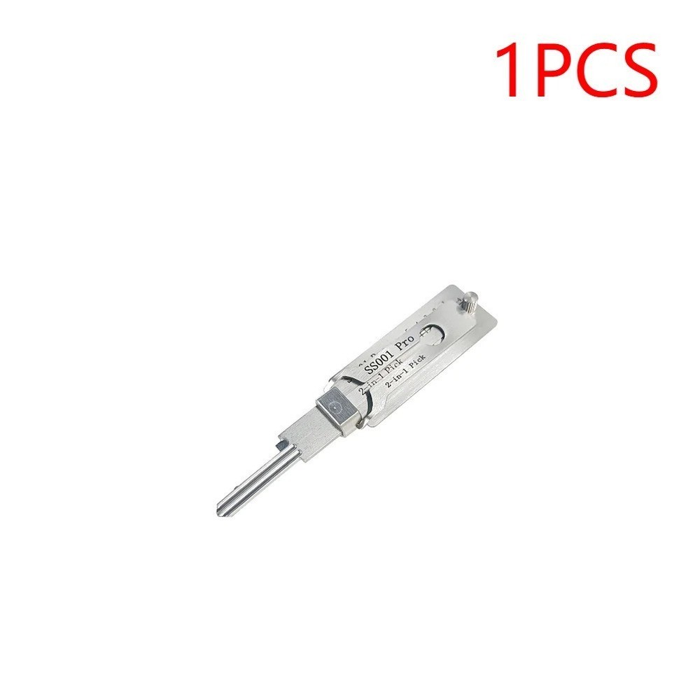 SS001 PRO 2-in-1 Stainless Steel master Key Decoder Portable Lock Tool Kit 1 Pc