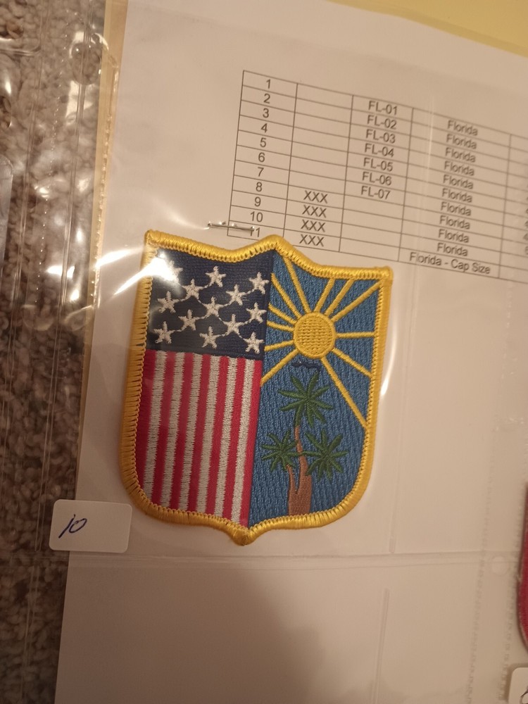 Florida Guard Patch Lot