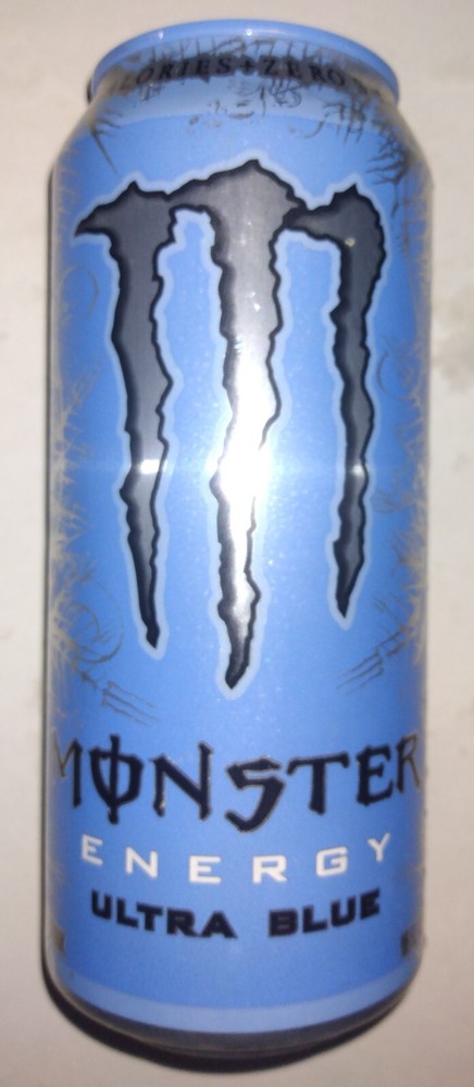 Monster Energy Ultra Blue top opened