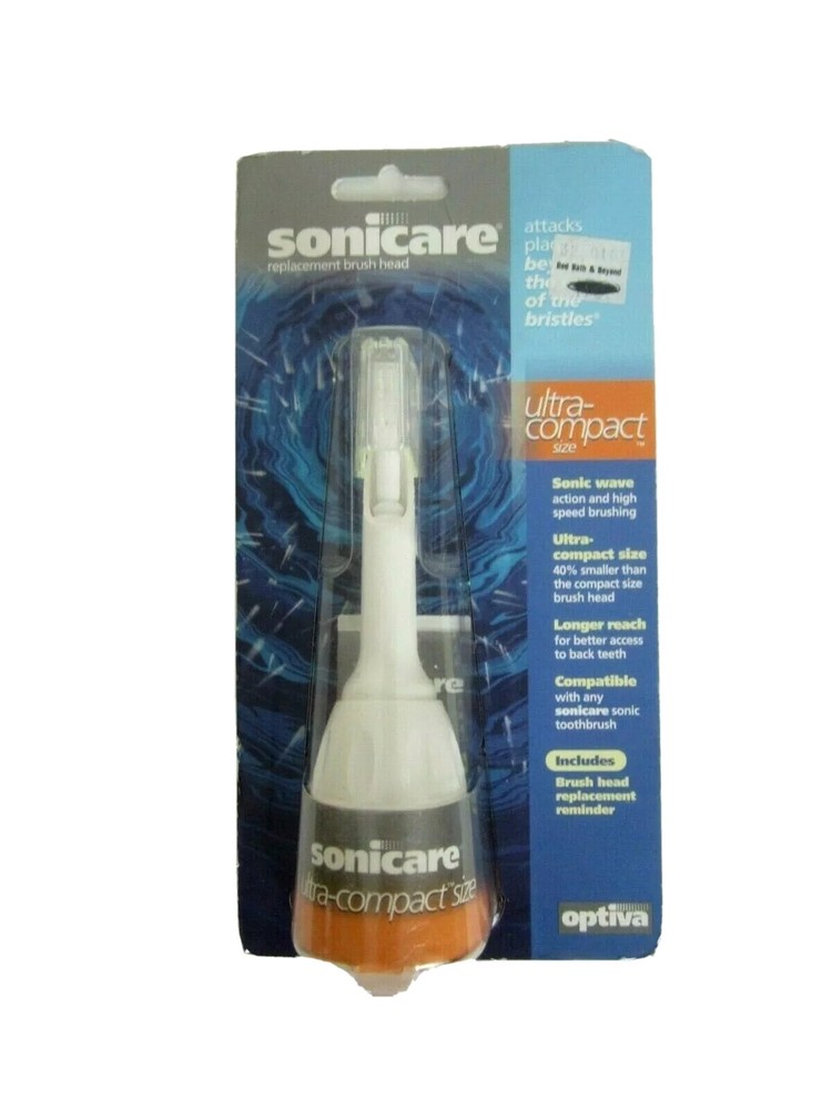 Sonicare Optiva Toothbrush Head Replacement Compact Size 8490 NEW