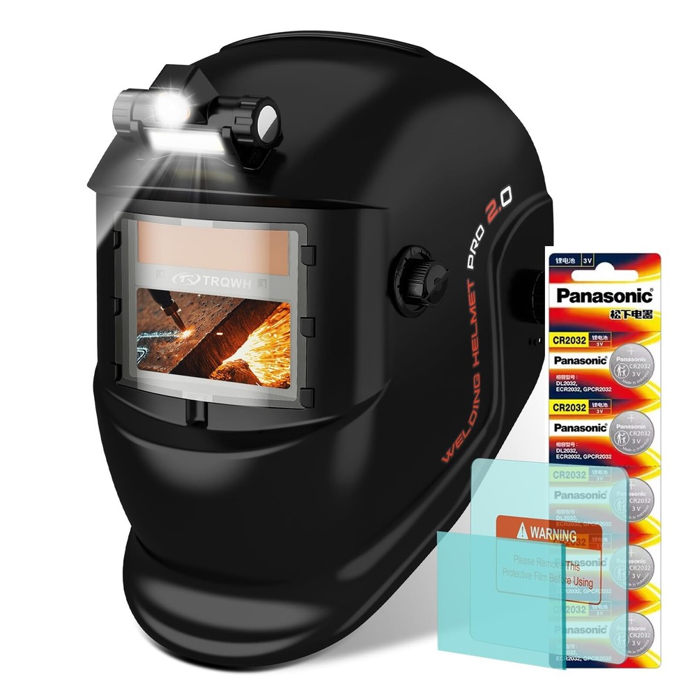 TRQWH Auto Darkening Welding Helmet & Welding Tools Backpack, Large Capacity