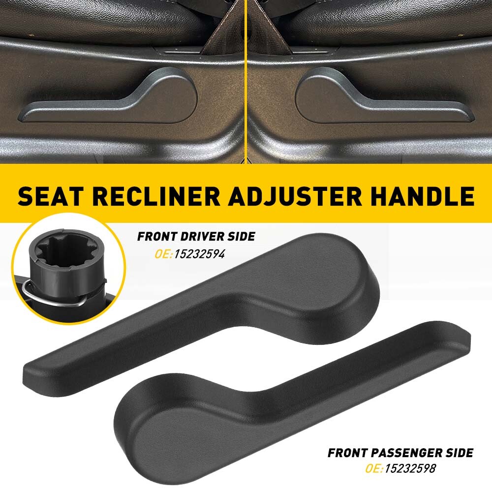 Right & Left Front Seat Recliner Handle For 2007-2014 GMC Sierra Chevy Silverado