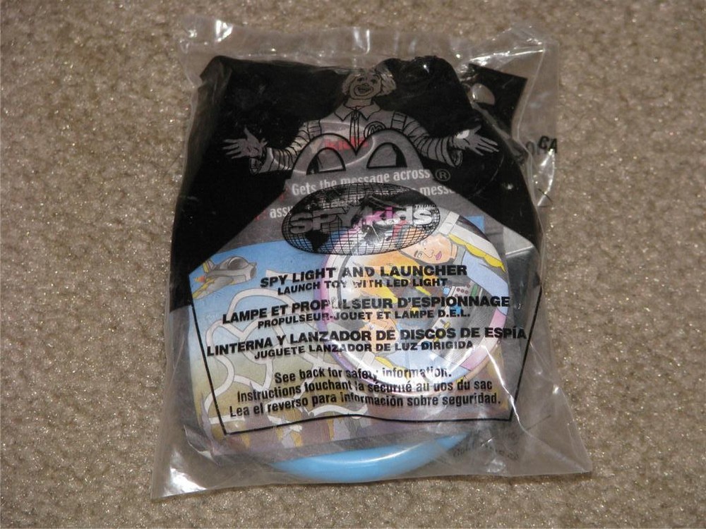 McDonalds, Spy Light & Launcher, mint in  bag, 2001