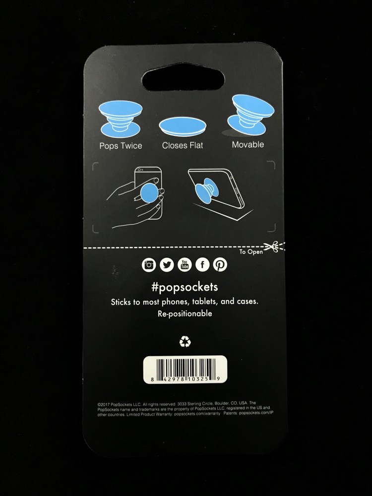 AUTHENTIC Popsockets My Little Pony New Universal Holder Pop Socket PopSocket