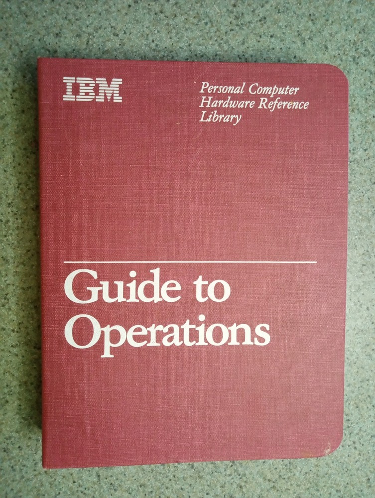 IBM PCjr Hardware Reference Library Guide to Operations 1983 First Edition. LOOK
