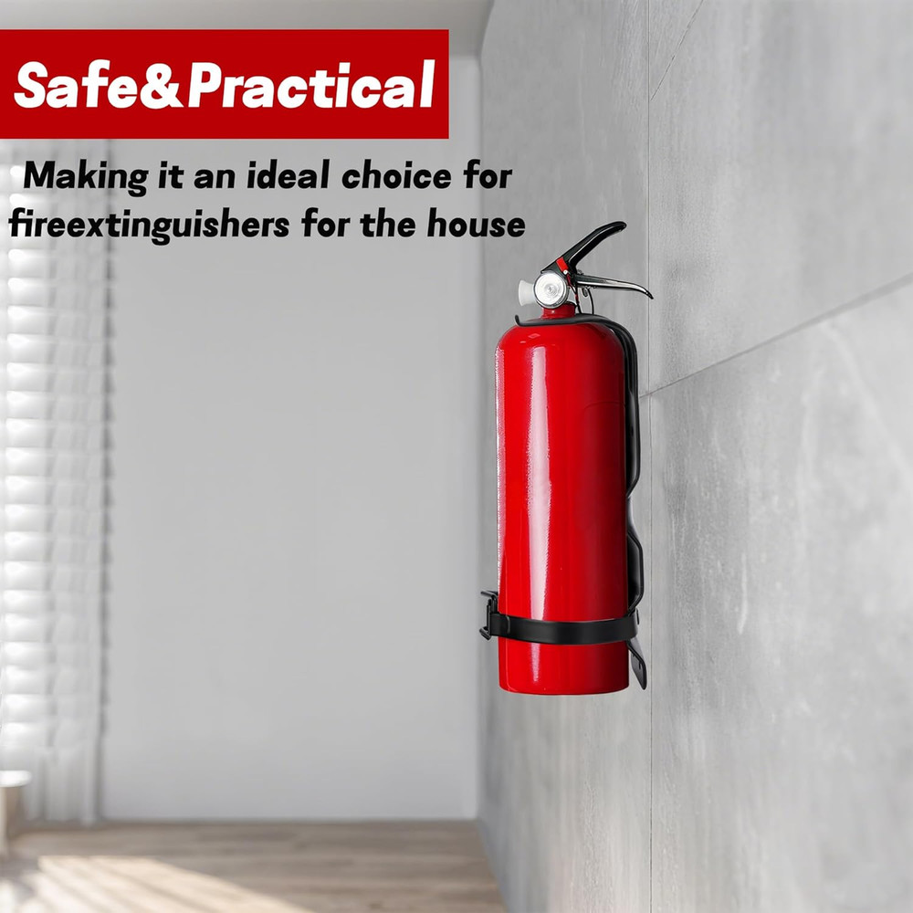 2 Pack Fire Extinguisher Brackets, 2.5 LB Fire Extinguisher Wall Mount Bracket,