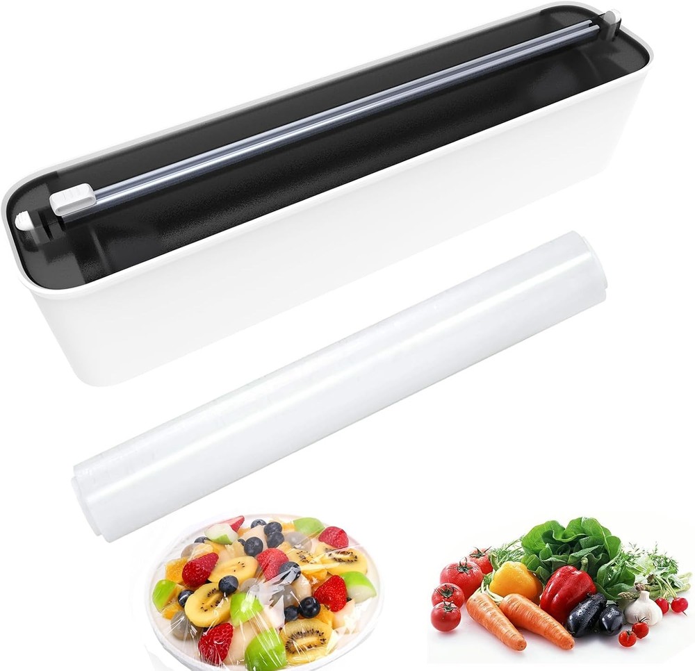 Plastic  With Cutter Aluminum Foil Dispenser Refillable Wrap
