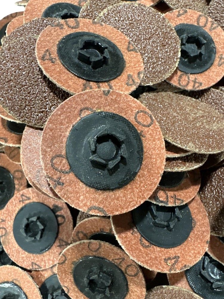 Merit 1-1/2" Quick Change Disc - 40 Grit - 180 Pack