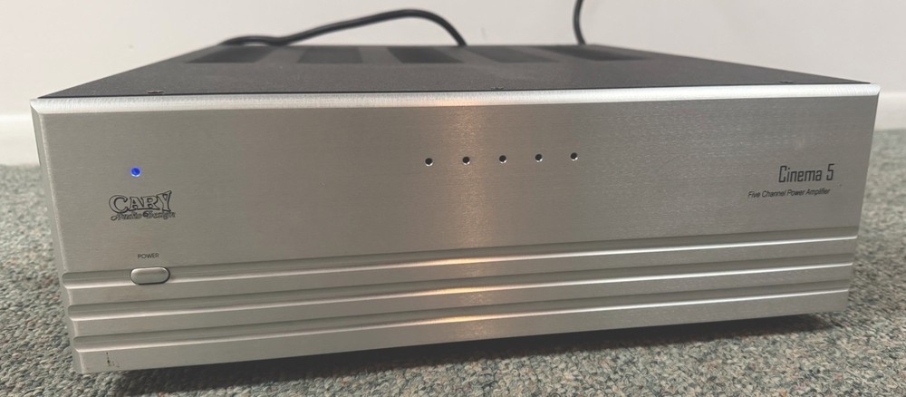 Cary Audio  Cinema 5 Power Amplifier Not Tested  As-Is