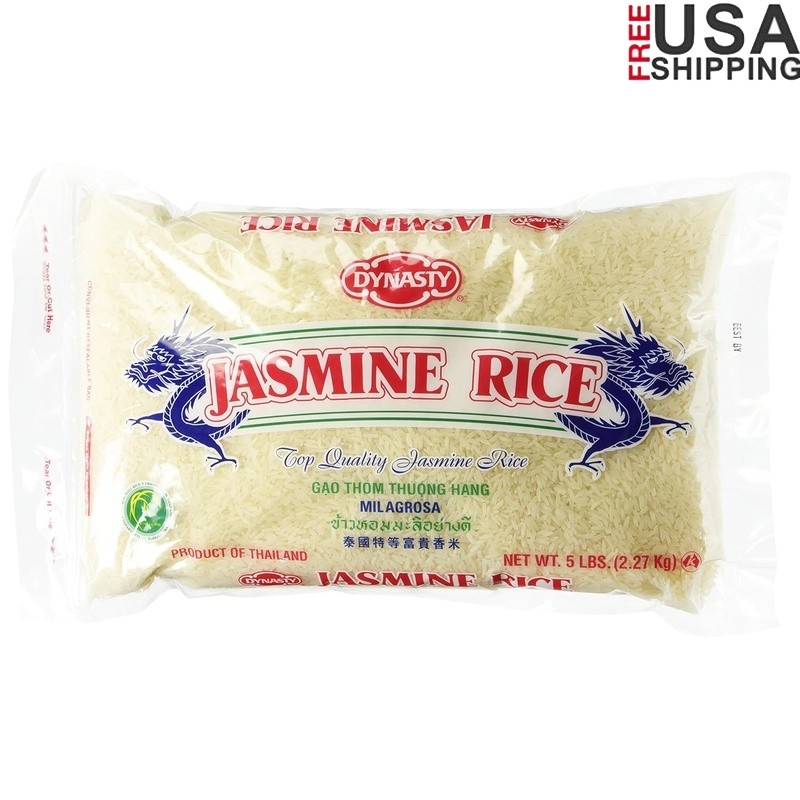 Kosher Thai Jasmine Rice Quality 5lb Pack Authentic Aromatic Long Grain New