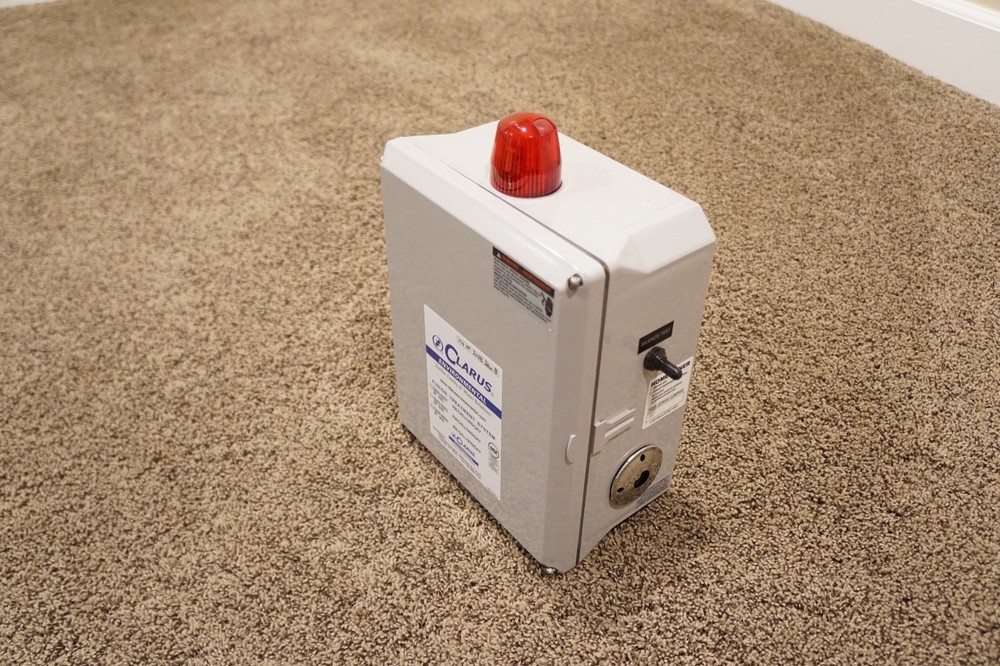 New Clarus Environmental 10-2148 Fusion Simplex Control Panel 120V/1PH/4X/0-7A