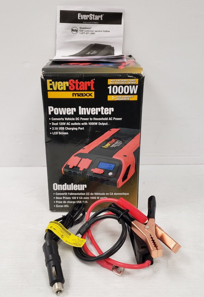 (53105-2) Everstart PC1000ECA Power Inverter