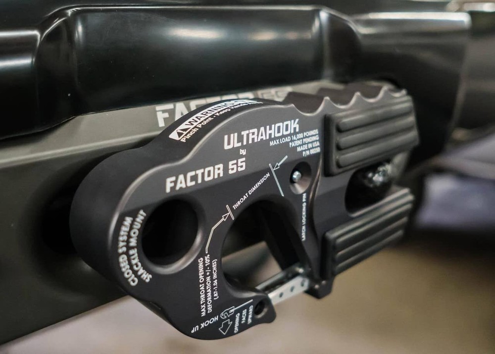 Factor 55 0025004 Ultrahook Winch Hook - Black