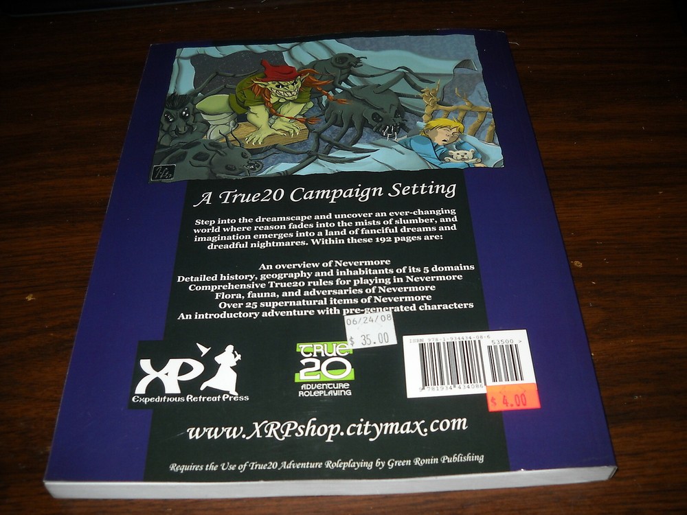 True 20: World of Nevermore Campaign Setting