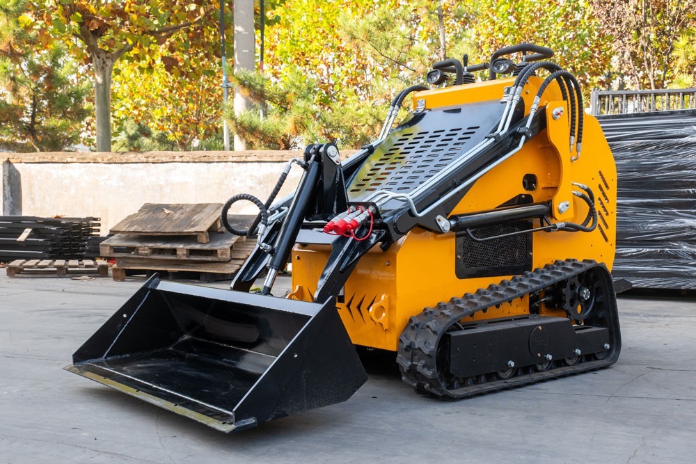23Hp Mini Skid Steer Loader with EPA Petrol Engine Three valve Three Pump
