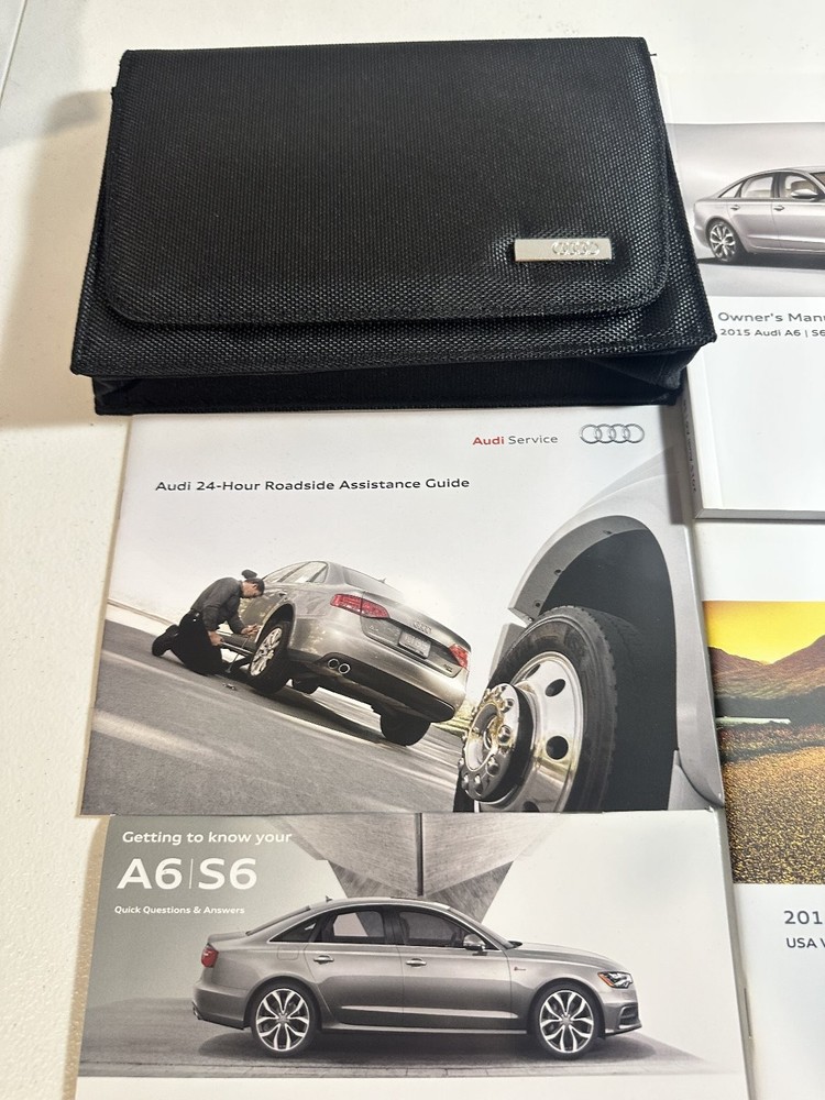 Audi A6 S6 2015 Owners Manual Set