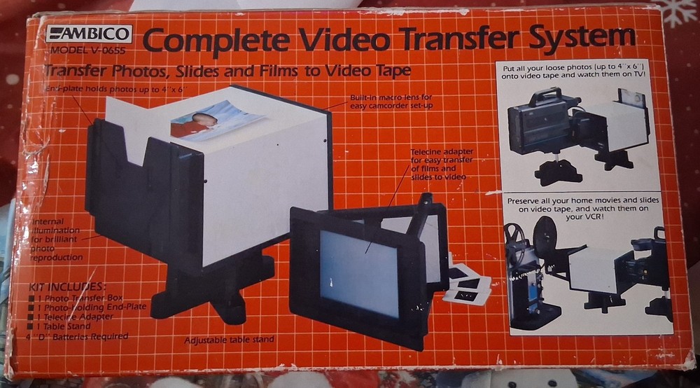 Ambico Complete Video Transfer System Open Box Unused Model V-0655