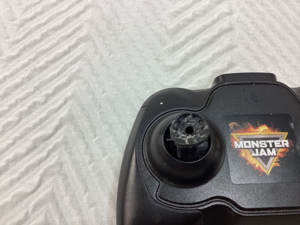 Monster Jam Remote Control Black Joystick Spin Master untested