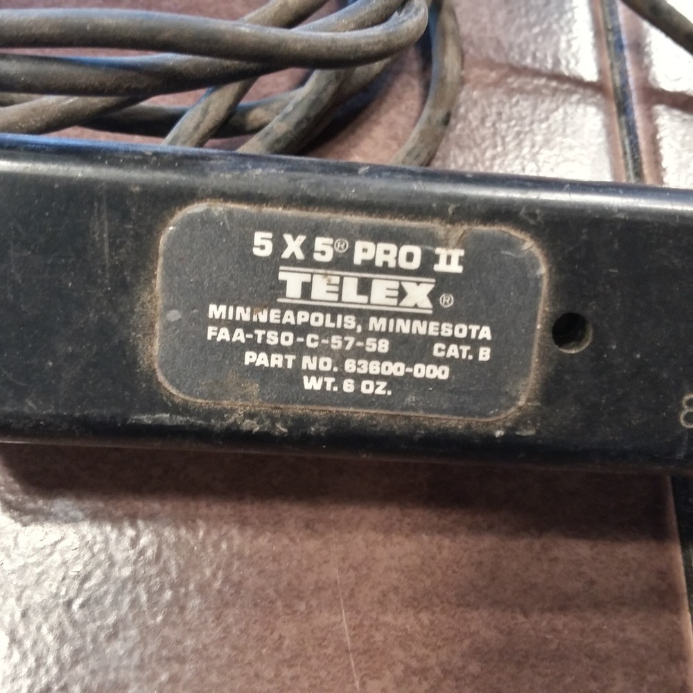 Telex 5x5 Pro II Headset Parts