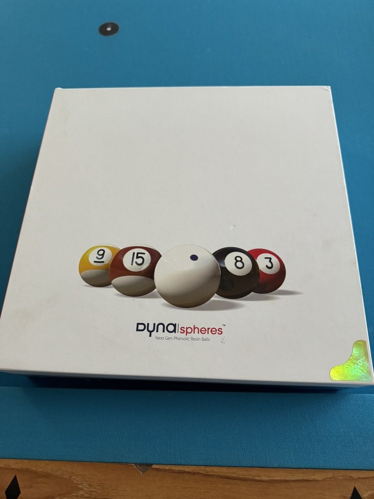 DynaSphere Gold Pool Ball Set