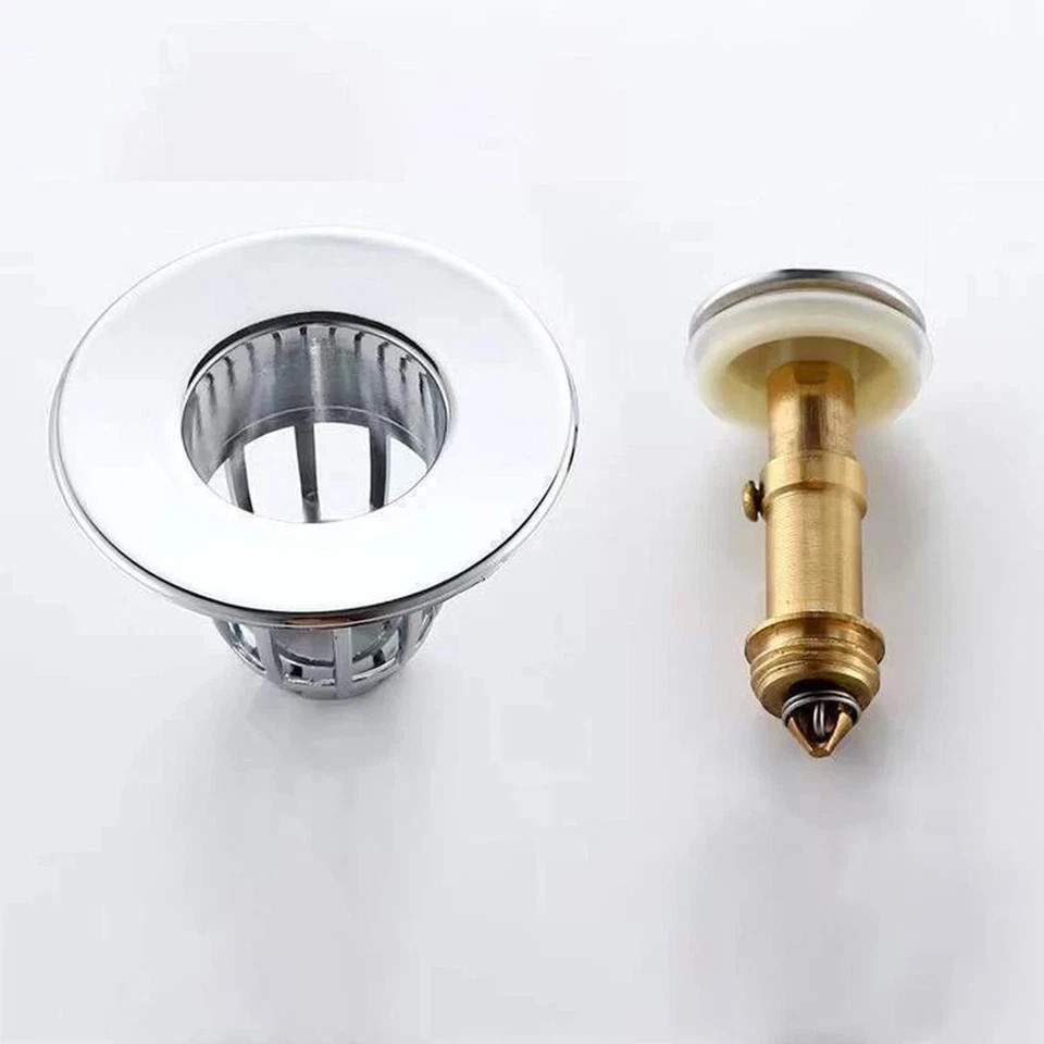 Bathroom Sink Plug Universal Stopper Pop-Up Drain Filter Wash Basin Core Bounce