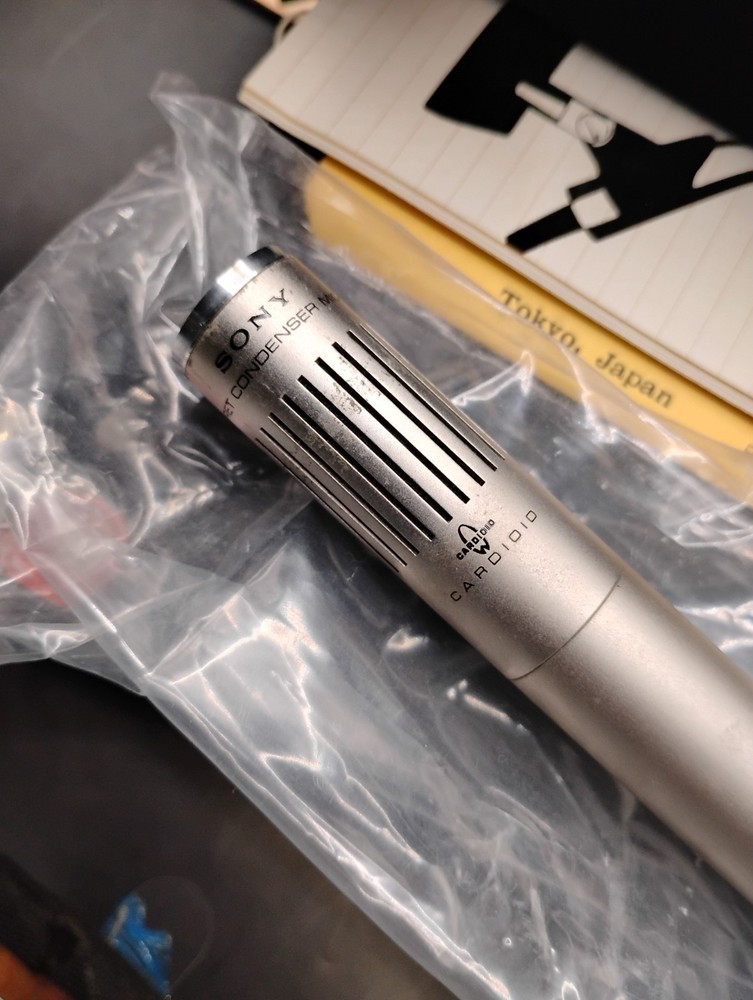 Vintage Sony Electret Condenser Microphone ECM-21