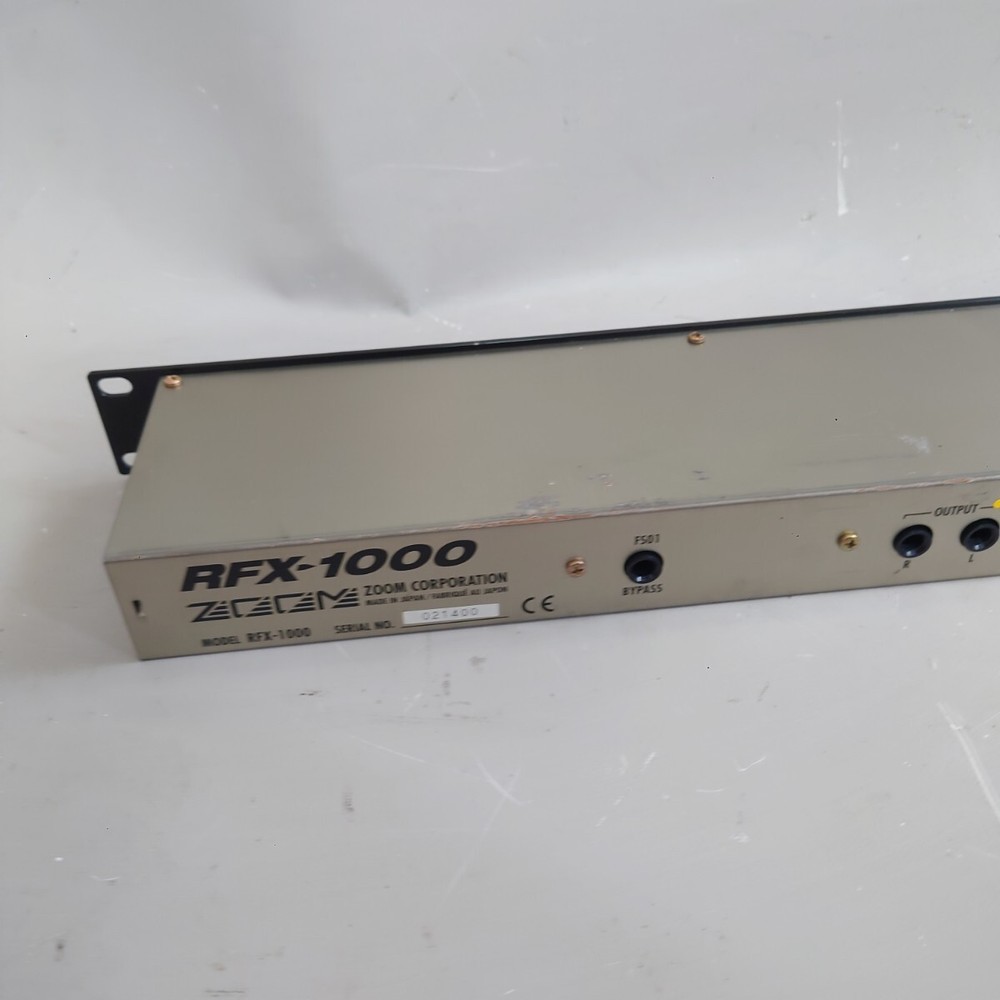 Zoom RFX1000 Multi Effects Processor Rack Unit Vintage From Japan Tested item