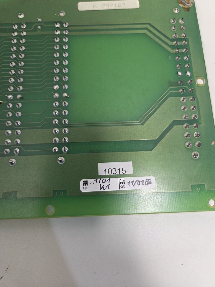 SIEB & MEYER 43.11.003 / K259187 BACKPLANE BOARD